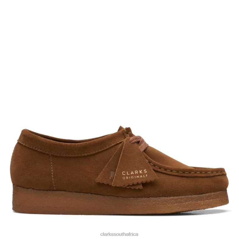 Clarks Cola Suede Wallabee 840406041 Unisex Clarks Cola Suede