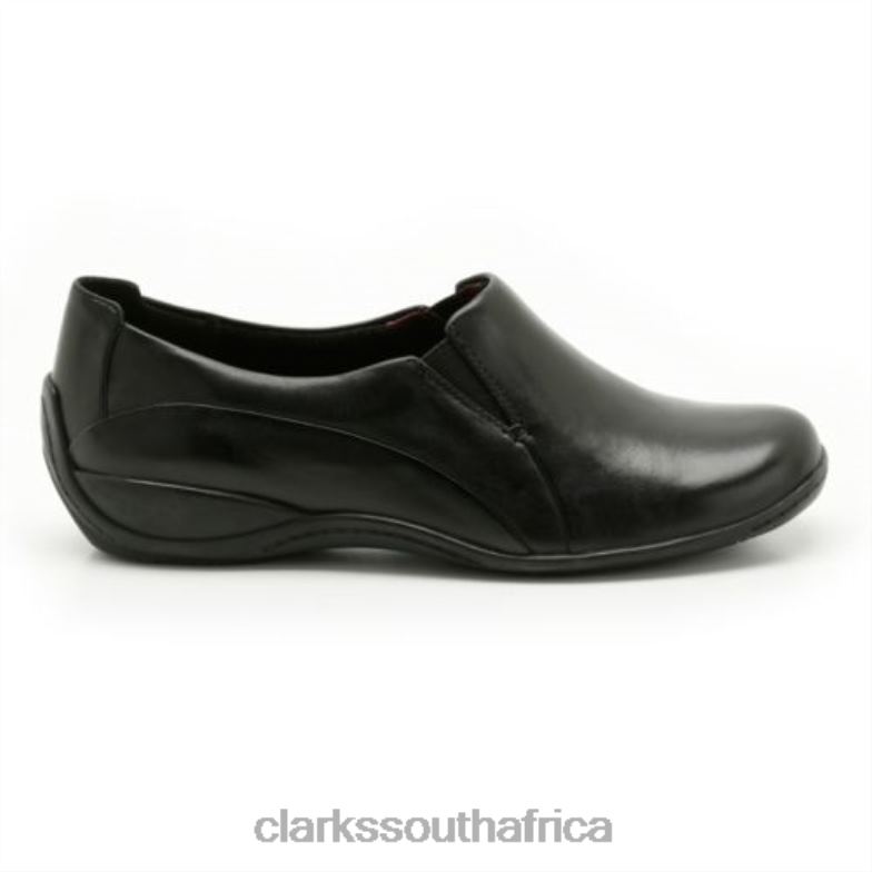 Black Leather Clarks Coffee Cake 840404080 Unisex Clarks Black Leather