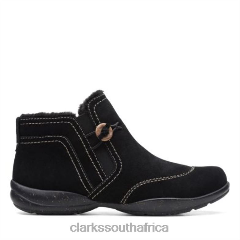 Clarks Black Suede Rosevilleaster 840404153 Unisex Clarks Black Suede