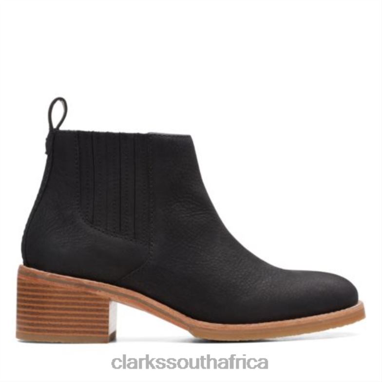 Clarks Cologne Top Black Nubuck 840404194 Unisex Clarks Black Nubuck