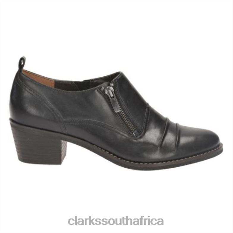 Clarks Hamlyn Marie Black Leather 840404074 Unisex Clarks Black Leather