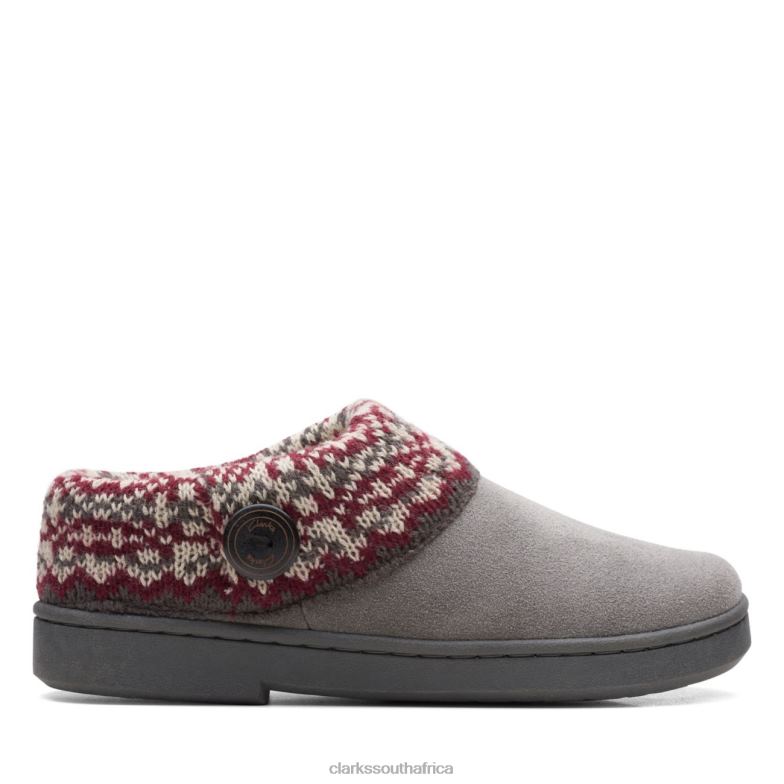 Grey Clarks Willodean Fern Grey 840406360 Unisex Clarks Grey