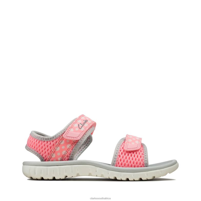 Pink Clarks Surfing Tide K 840403795 Kids Clarks Pink