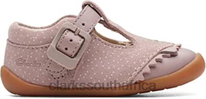 Roamer Cub Toddler Suede Shoes Pink Clarks 84040636 Kids Clarks