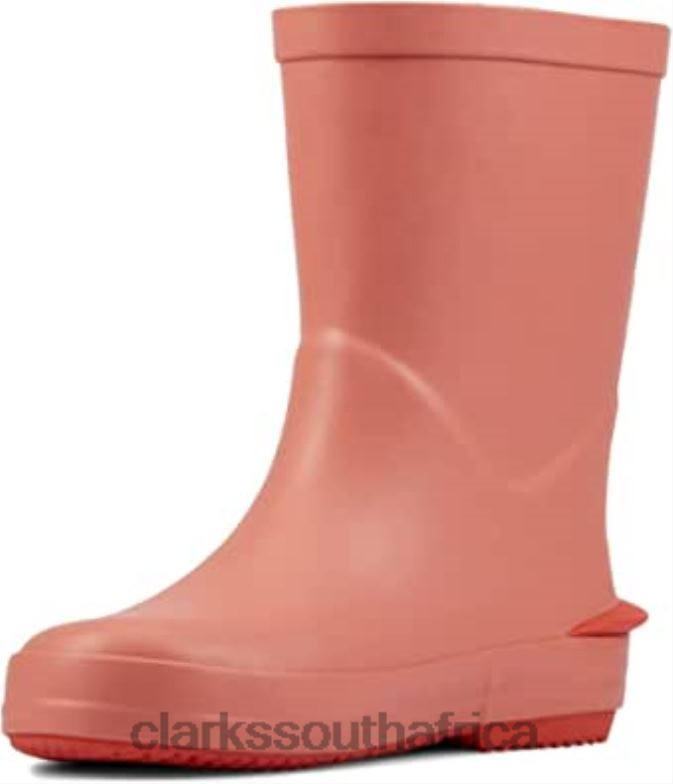 Tarri Run Toddler Synthetic Wellies Pink Clarks 8404093 Kids Clarks