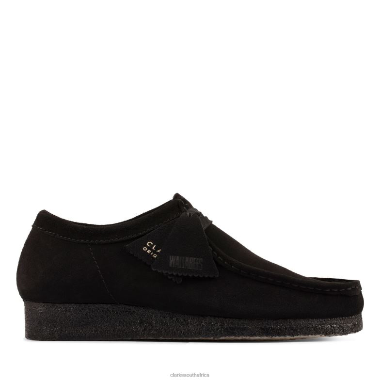 Clarks Wallabee Black Sde 840403618 Men Clarks Black Sde