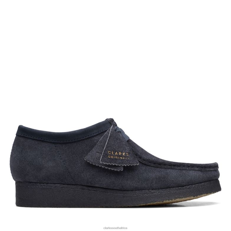 Navy Clarks Wallabee 840403611 Men Clarks Navy