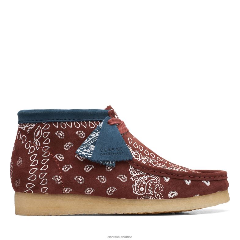 Red Clarks Wallabee Boot 840403616 Men Clarks Red