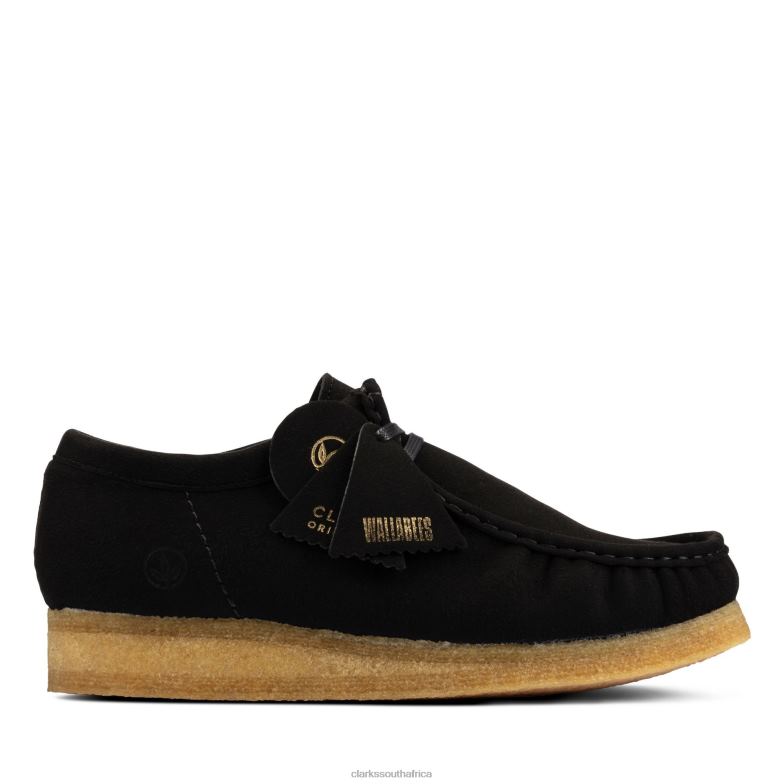 Wallabee Clarks Black Vegan 840403621 Men Clarks Black Vegan