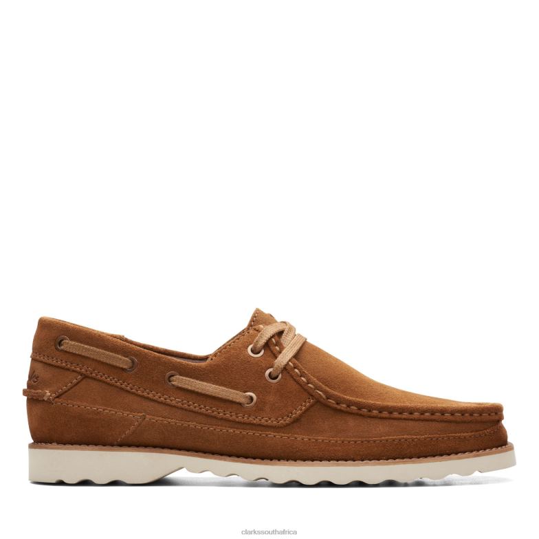 Brown Sde Durleigh Sail Clarks 840403684 Men Clarks Brown Sde