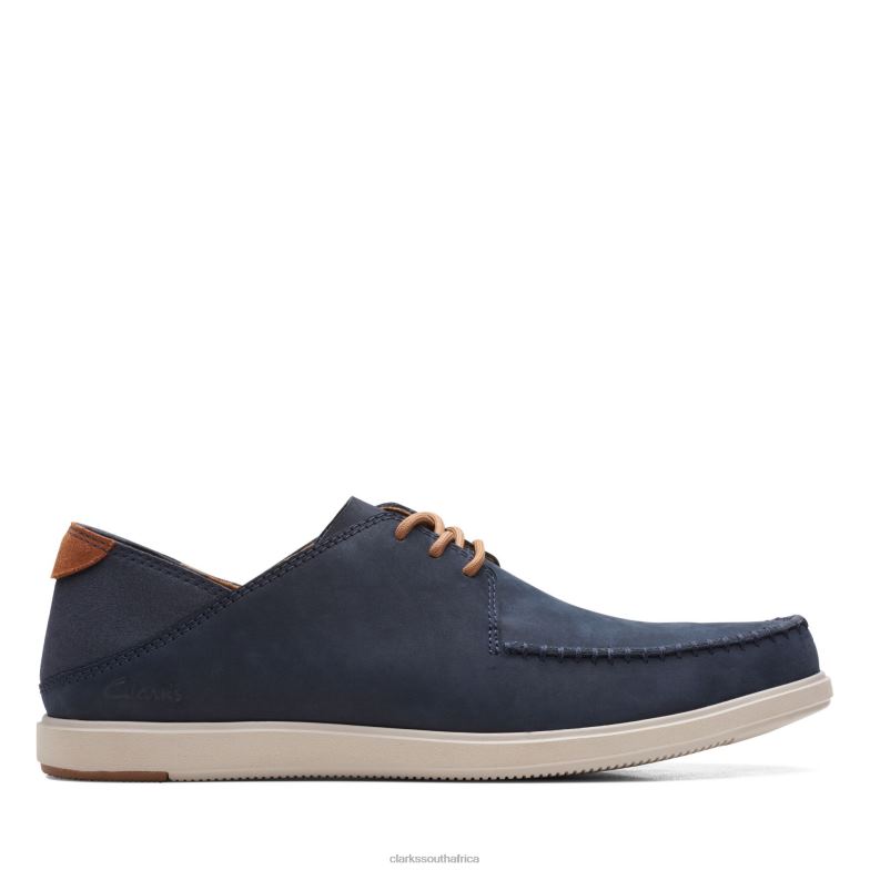 Bratton Tie Clarks Navy Nubuck 840403693 Men Clarks Navy Nubuck