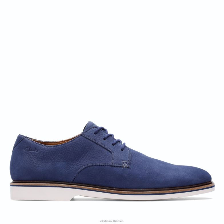 Clarks Malwood Plain Navy Nubuck 840403682 Men Clarks Navy Nubuck