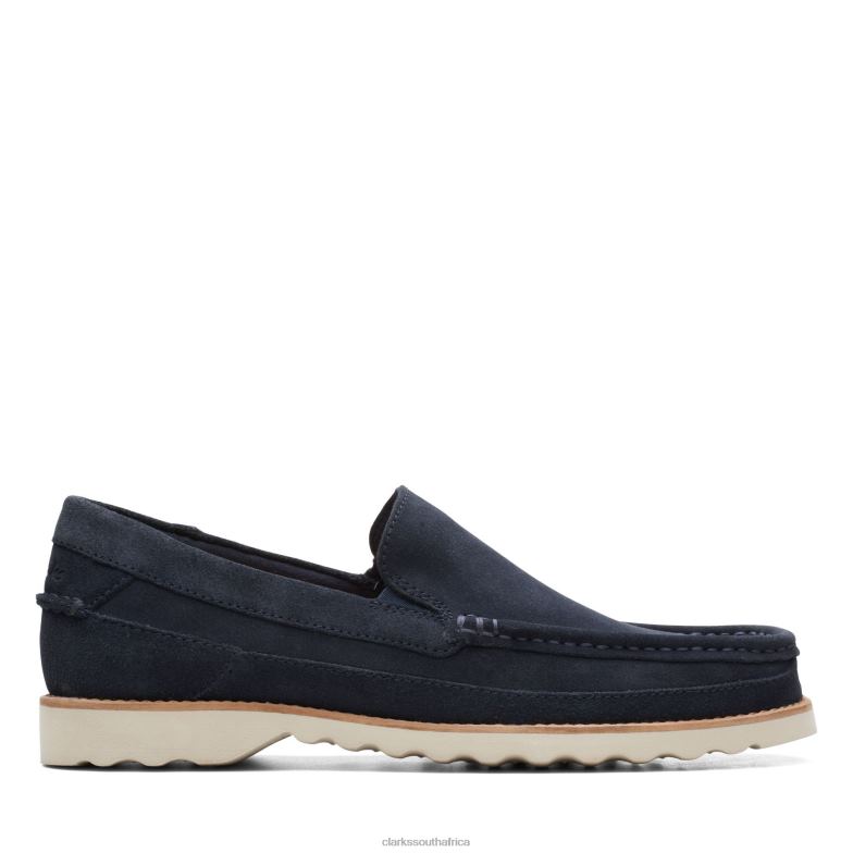 Durleigh Edge Clarks Navy Suede 840403711 Men Clarks Navy Suede