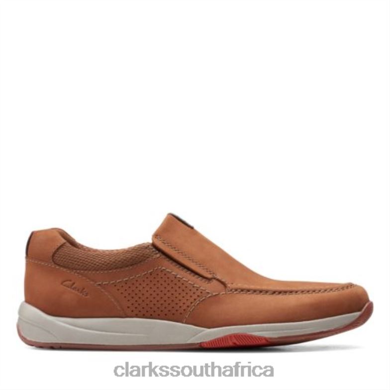 Tan Nubuck Langton Step Clarks 840404388 Men Clarks Tan Nubuck