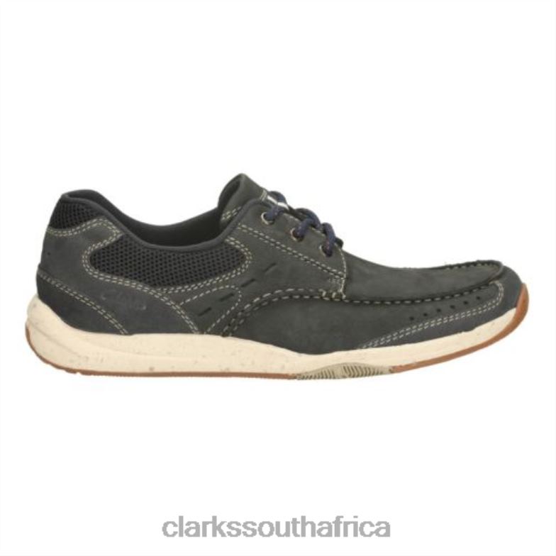 Allston Edge Clarks Navy Nubuck 840404525 Men Clarks Navy Nubuck