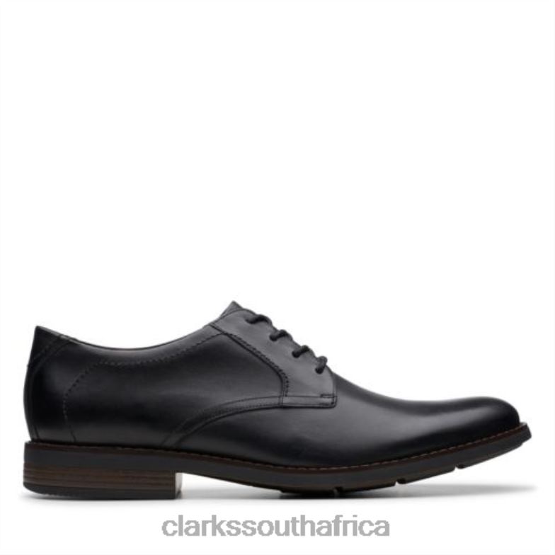 Black Leather Becken Lace Clarks 840404460 Men Clarks Black Leather