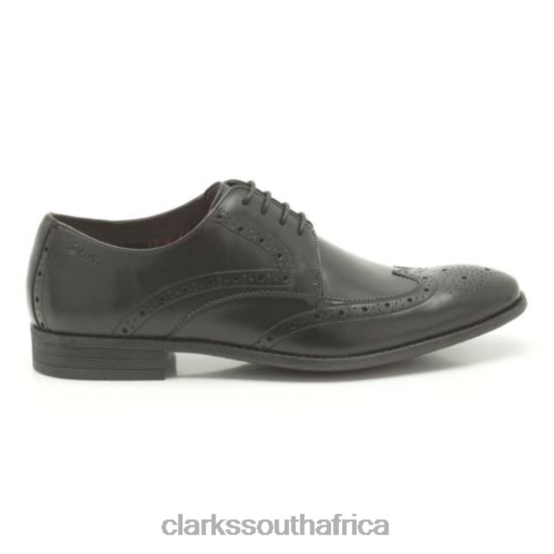 Black Leather Clarks Chart Limit 840404528 Men Clarks Black Leather