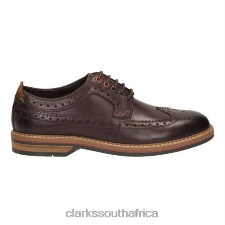 Chestnut Leather Pitney Limit Clarks 840404516 Men Clarks Chestnut Leather