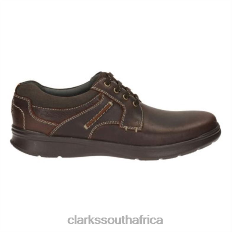 Clarks Cotrell Pla Brown Oily 840404506 Men Clarks Brown Oily