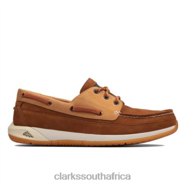 Clarks Ormand Boat Tan Combi 840404482 Men Clarks Tan Combi