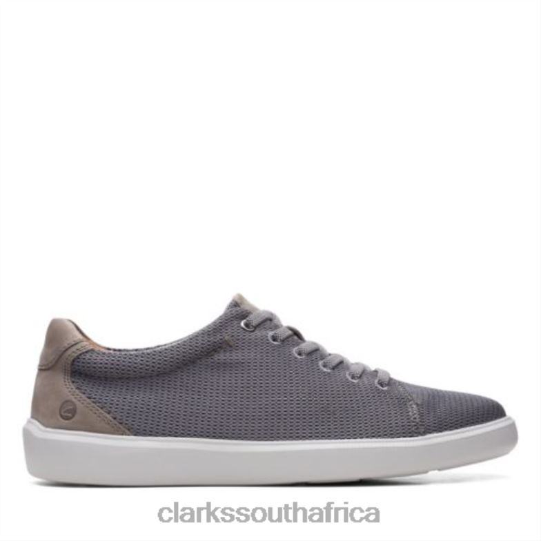 Grey Textile Cambro Low Clarks 840404428 Men Clarks Grey Textile