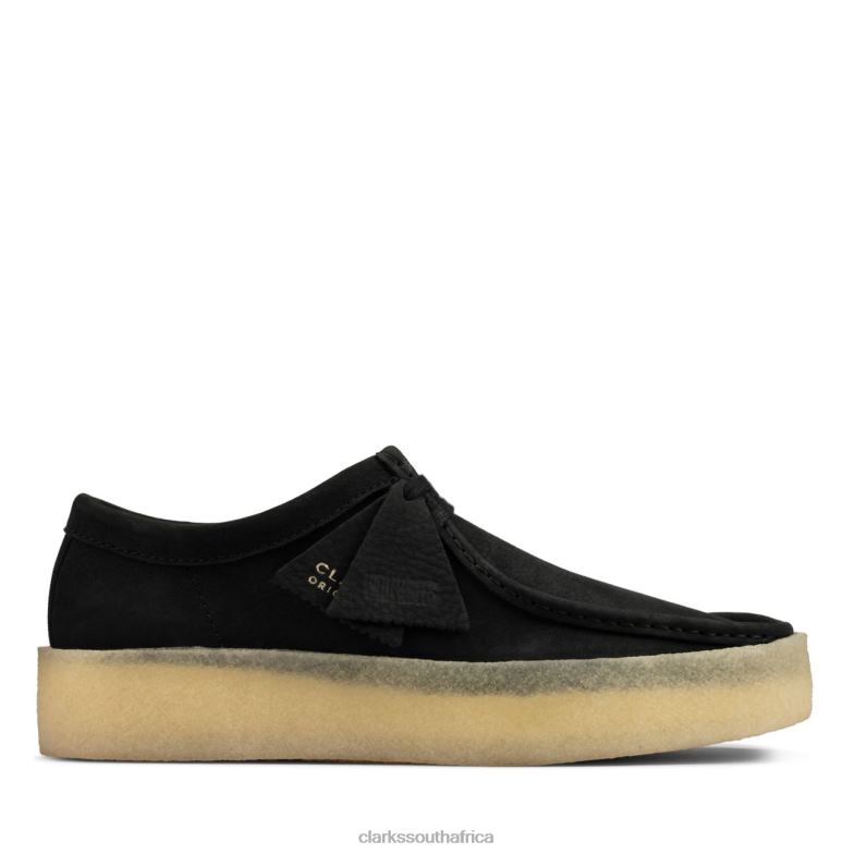 Nubuck Clarks Wallabee Cup 840405515 Men Clarks Black Nubuck