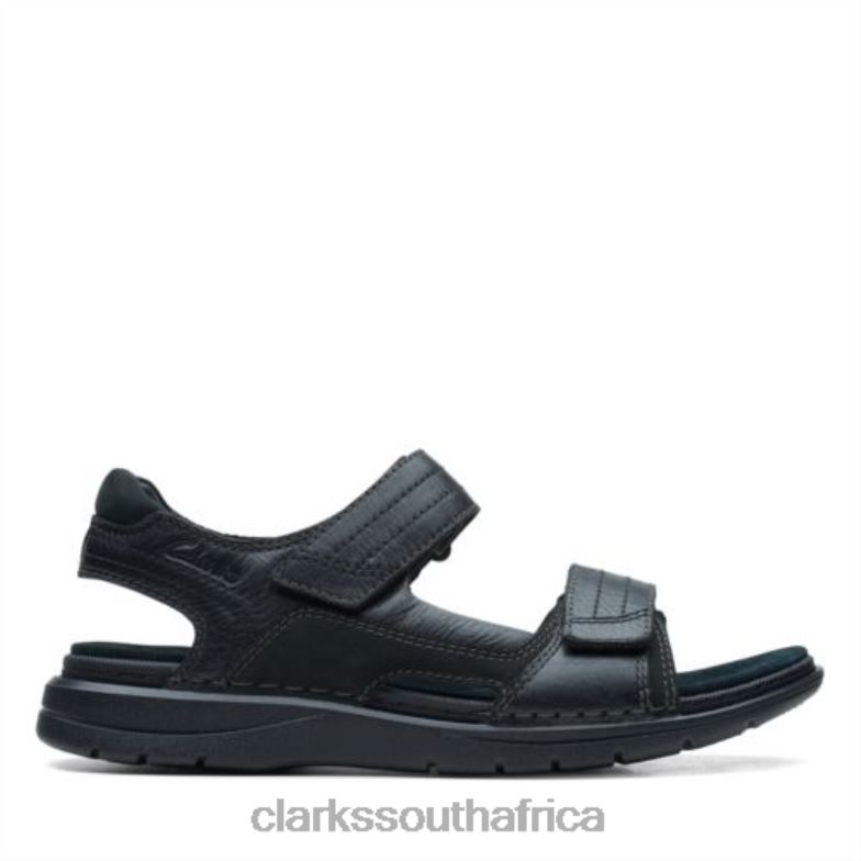 Black Leather Nature Trek Clarks 840404420 Men Clarks Black Leather