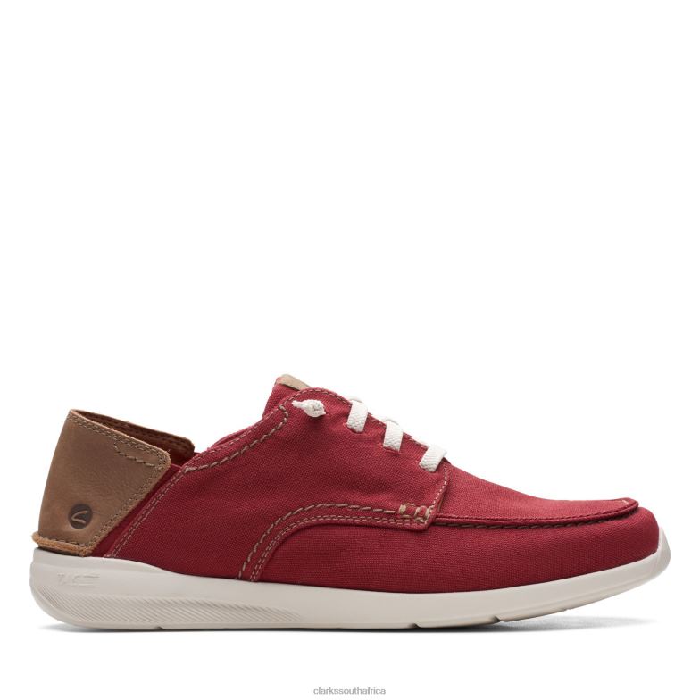 Brick Red Gorwlace Clarks 840403724 Men Clarks Brick Red