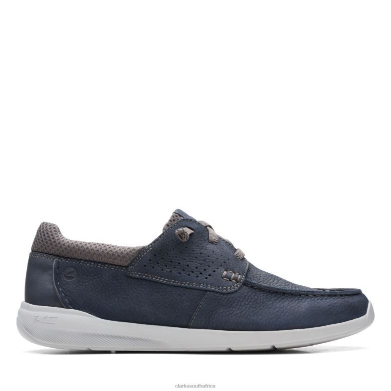 Gorwmoc Clarks Navy Nubuck 840403455 Men Clarks Navy Nubuck