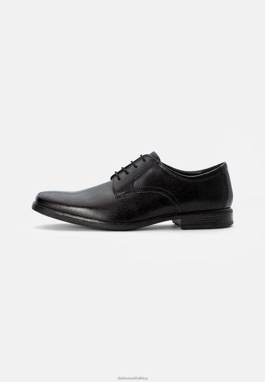 Black Clarks Howard Walk Lace-Ups 840407139 Unisex Clarks Black