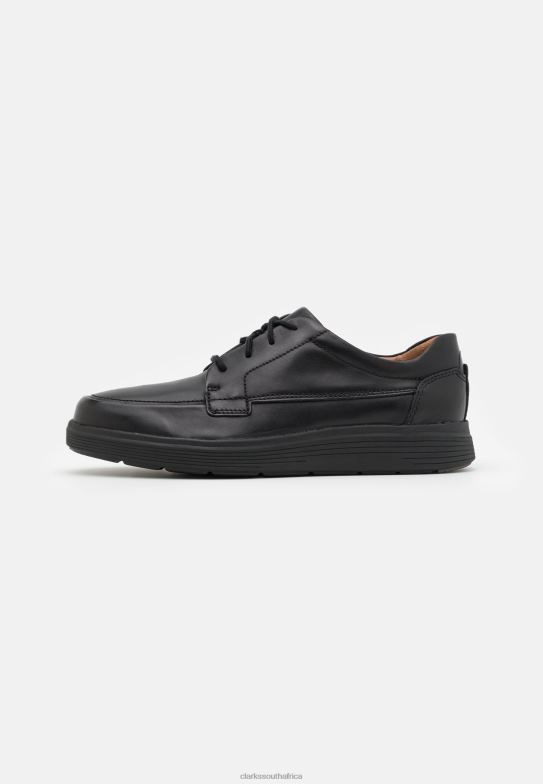 Clarks Black Un Abode Ease Lace-Ups 840407153 Unisex Clarks Black