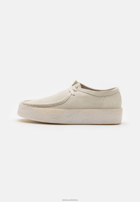 Clarks Wallabee Cup Casual Lace-Ups 840407136 Unisex Clarks White