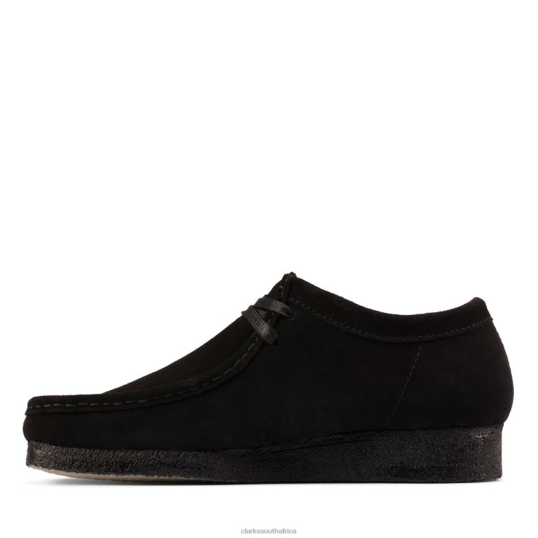 Clarks Wallabee Lace-Ups Black 840406946 Unisex Clarks Black