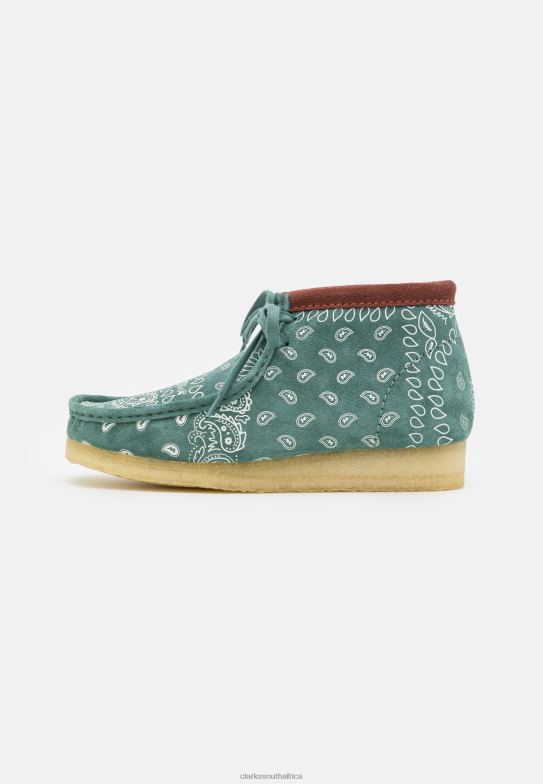 Green Clarks Wallabee Casual Lace-Ups 840407147 Unisex Clarks Green