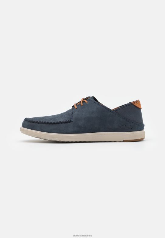 Navy Bratton Tie Lace-Ups Clarks 840407156 Unisex Clarks Navy