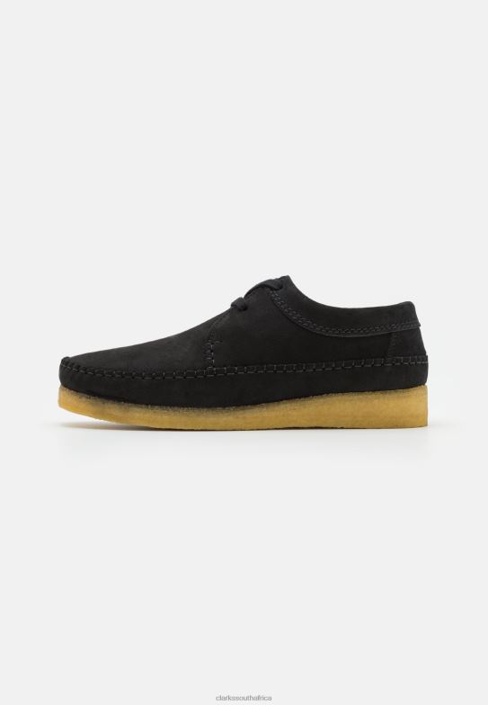 Weaver Casual Lace-Ups Clarks Black 840407127 Unisex Clarks Black