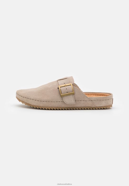 Brookleigh Mule Slippers Clarks Sand 840406951 Unisex Clarks Sand