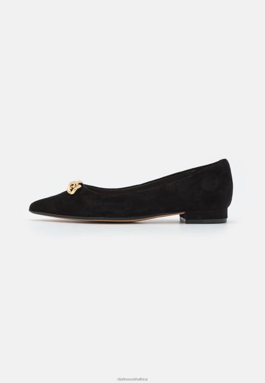 Clarks Black Laina Ballet Pumps 840407057 Unisex Clarks Black