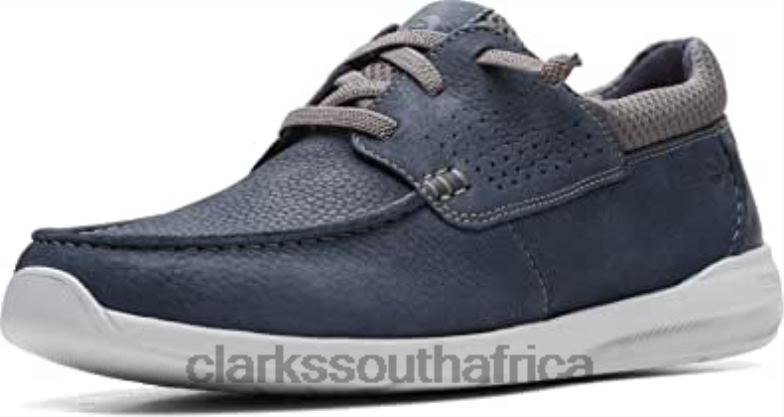 Clarks Gorwmoc Navy Nubuck 84040866 Unisex Clarks Navy Nubuck