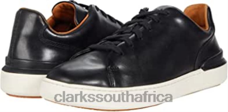 Court Lite Lace Clarks Black 840401751 Unisex Clarks Black Leather