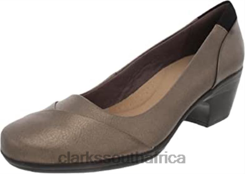 Emily Alexa Metallic Synthetic 10 A Narrow Clarks 84040167 Unisex Clarks