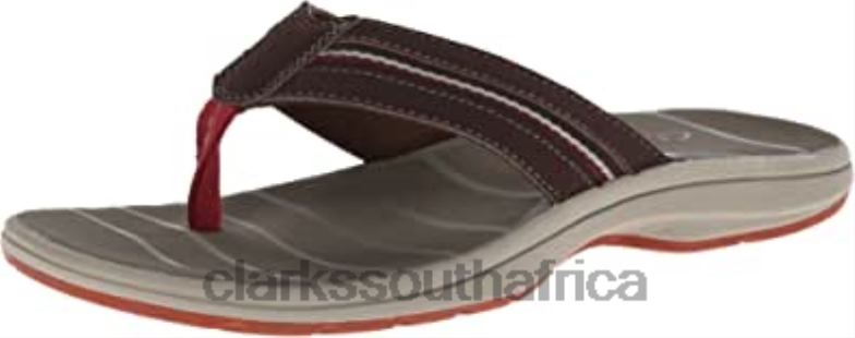 Whelkie Beach Flip Flop Brown Clarks 840401782 Unisex Clarks Brown