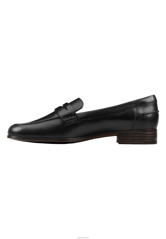 Slip-Ons Black Leather Clarks 840406942 Unisex Clarks Black Leather