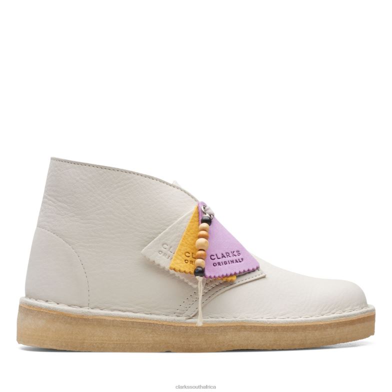 White Nubuck Clarks Desert Coal 840403355 Women Clarks White Nubuck