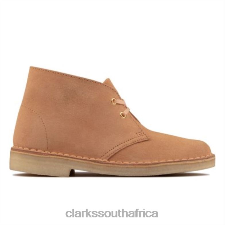 Clarks Sandstone Suede Desert Boot 840404201 Women Clarks Sandstone Suede