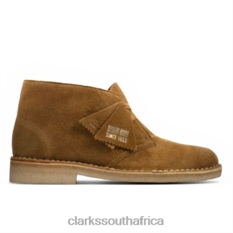 Clarks Tan Suede Desert Boot 840404185 Women Clarks Tan Suede