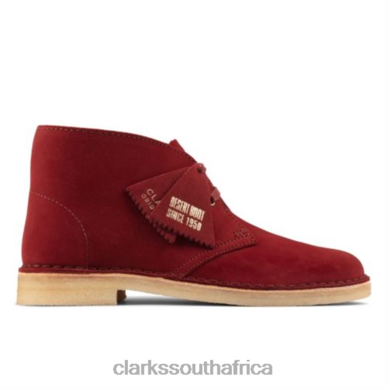 Desert Boot Cherry Suede Clarks 840404174 Women Clarks Cherry Suede