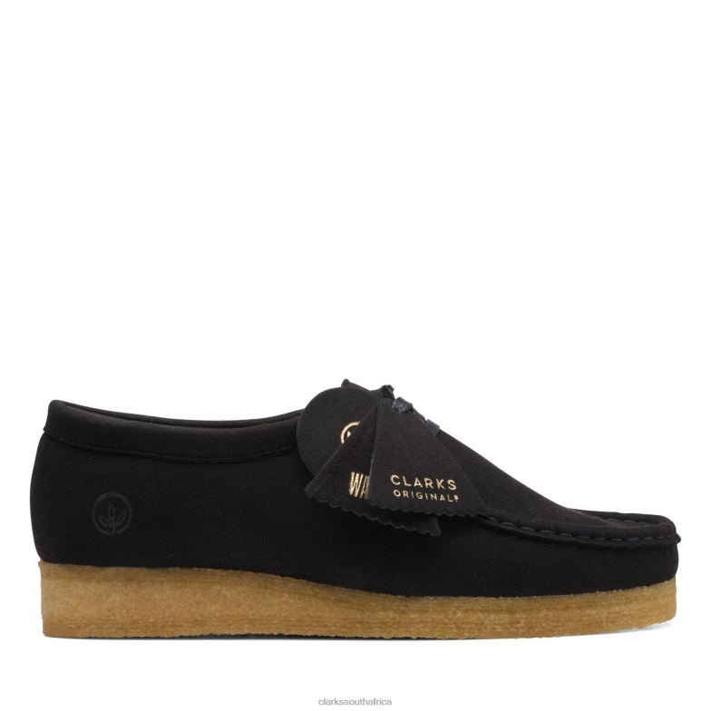 Black Clarks Wallabee 840403040 Women Clarks Black