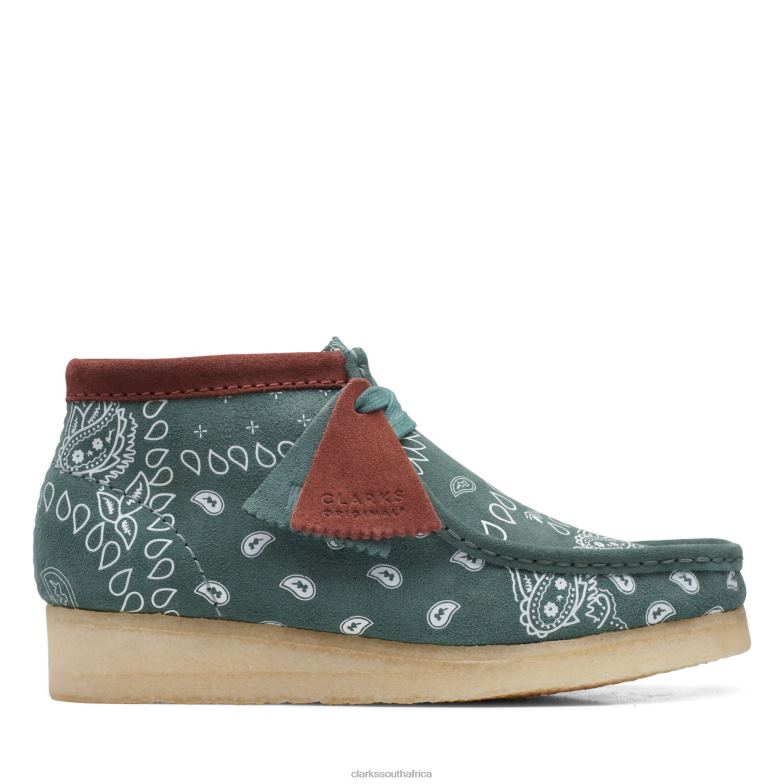 Clarks Wallabee Boot 840403153 Women Clarks Green