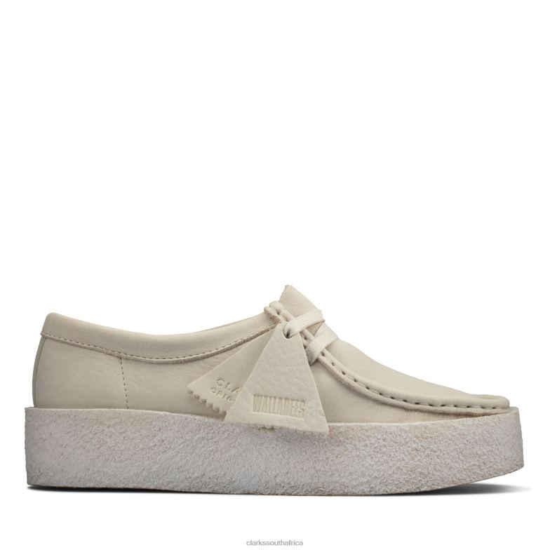 Clarks Wallabee Cup 840403000 Women Clarks White Nubuck